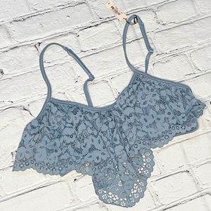 VS Ruffle Lace Bralette NWT